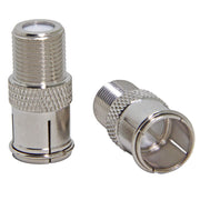 Quick Connect Cable TV Connectors, 5 Pack Ullnosoo F Type Push on Quick Coax Adapter for Coaxial Cable, RV, Satellite Dish, Cable TV, Internet